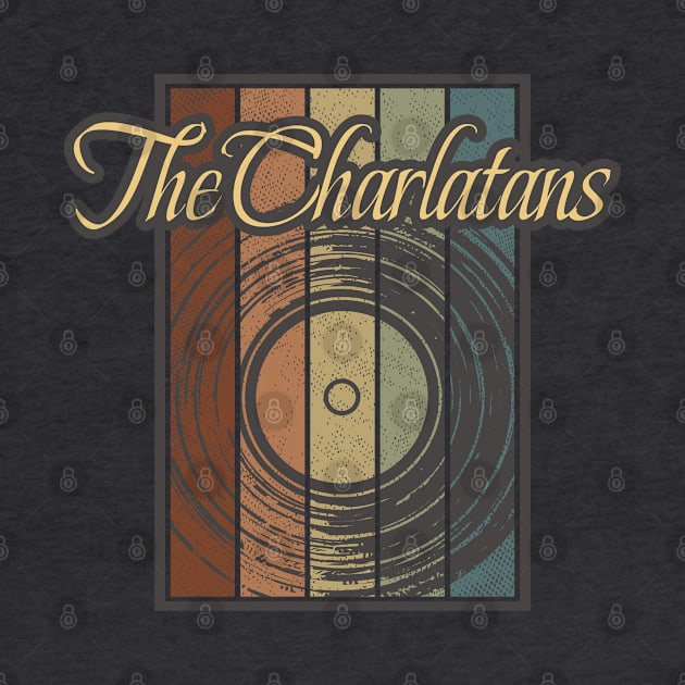 The Charlatans Vynil Silhouette by North Tight Rope